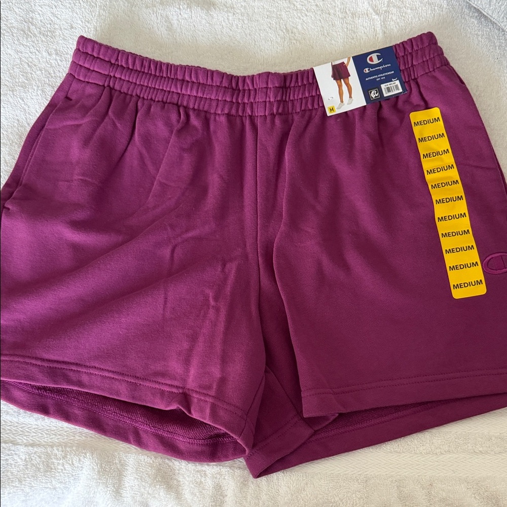 Champion Women's Magenta Athletic Shorts